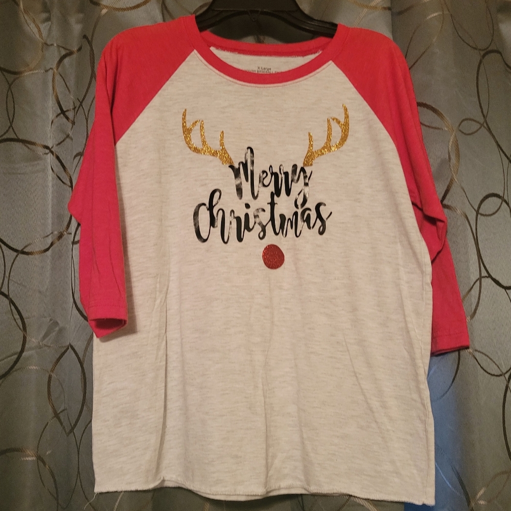 Youth personalized Christmas shirt